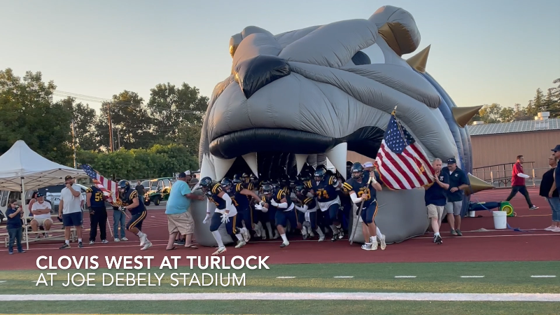 Turlock can’t keep up with explosive Clovis West, falls 56-16