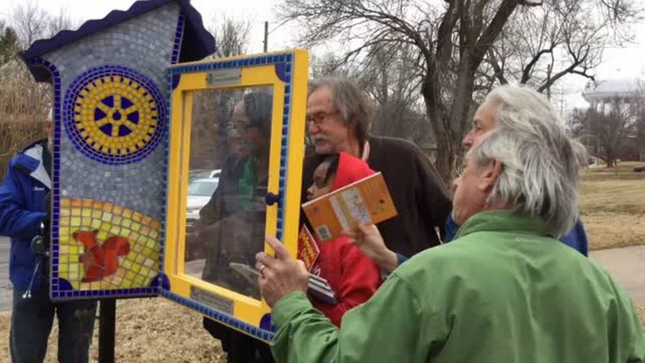 Little Free Library dedication