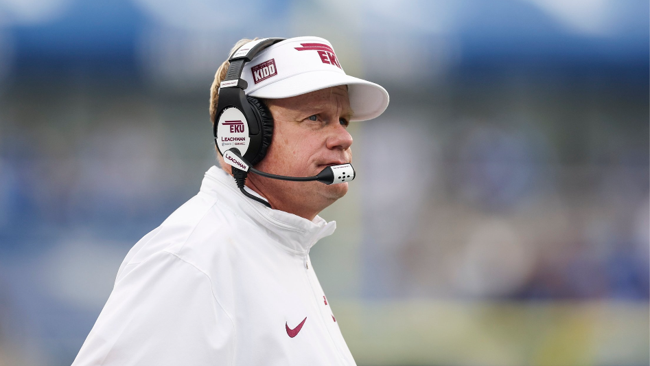 EKU football coach Walt Wells talks about playing WKU in 2024