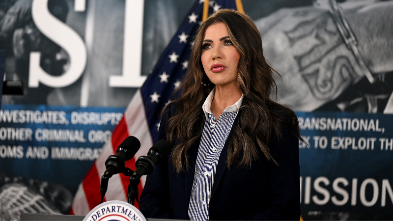 Department of Homeland Security Secretary Kristi Noem visits Bradenton