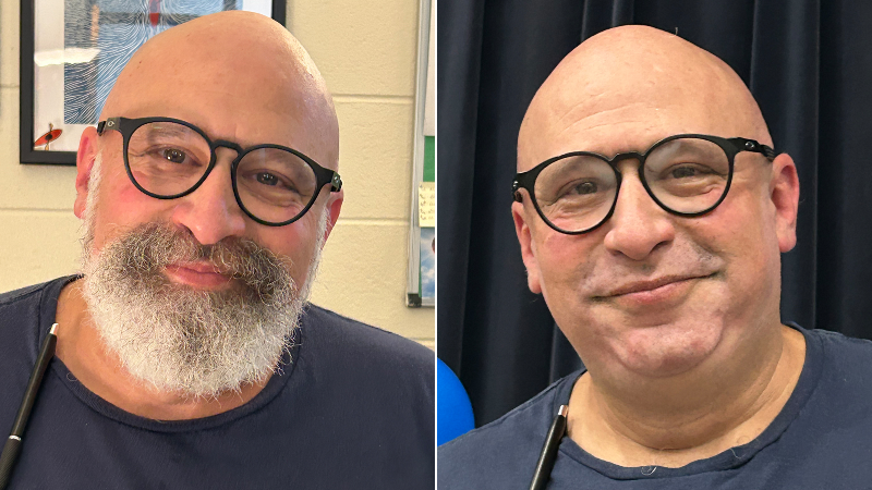 'Shave that beard!' Wake principal rewards students at Leesville for great test scores