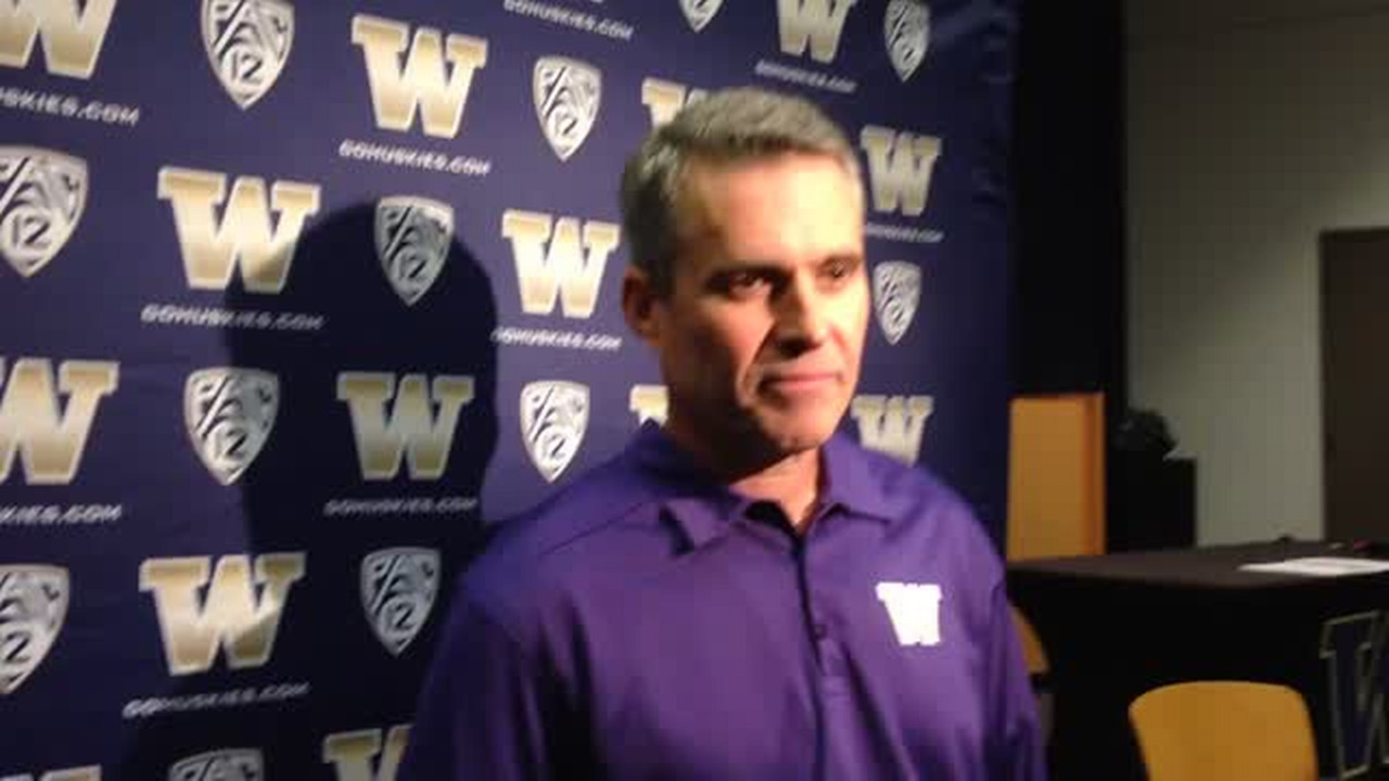 VIDEO: Chris Petersen discusses Huskies' Heart of Dallas Bowl bid