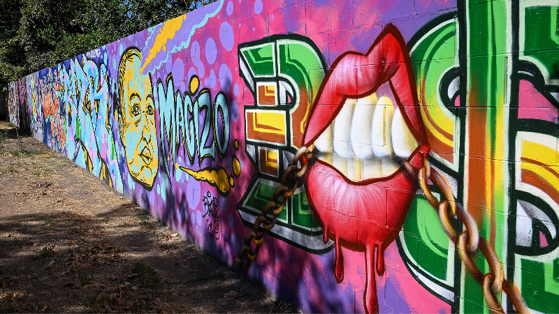 Este parque único en California fomenta el arte callejero en sus paredes. Aquí te contamos por qué