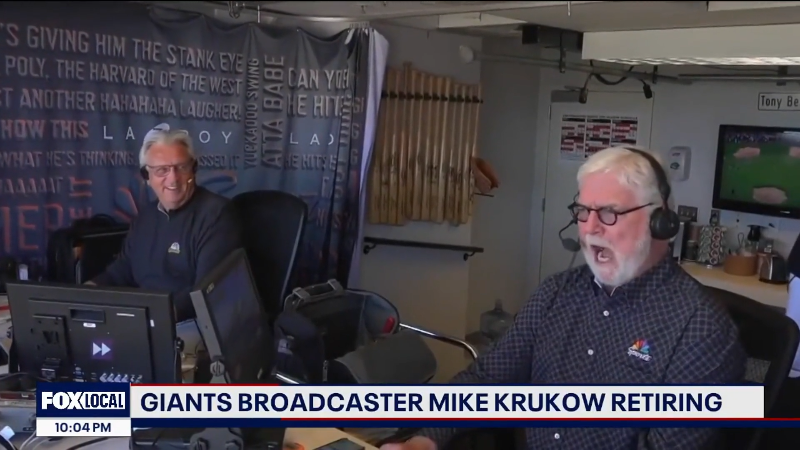 Giants announcer Mike Krukow to retire