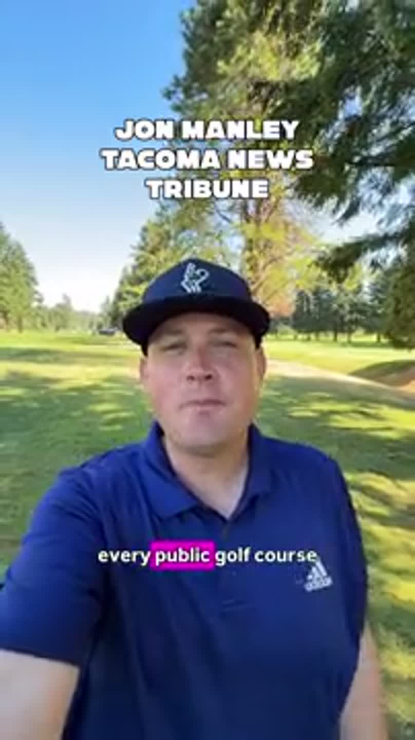 TNT sports reporter Jon Manley reviews renovated Cedar Irons Golf Club in northeast Tacoma