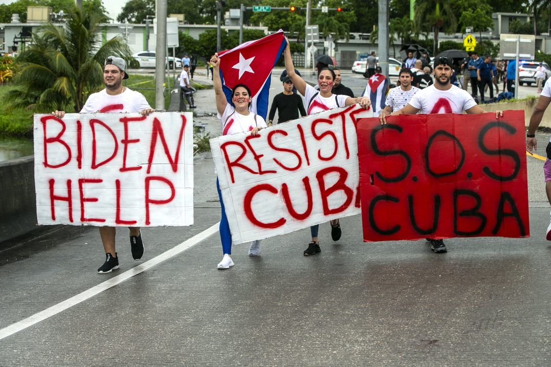 DeSantis’ anti-riot law didn’t apply as Cuba protesters shut down a Miami-Dade road. Hmmm . . . | Editorial