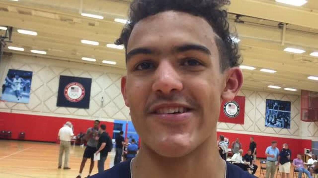 Trae Young talks about UK and recruiting