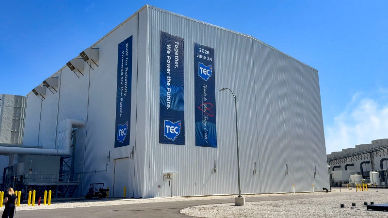 Project partners, local leaders celebrate completion of Trumbull Energy Center