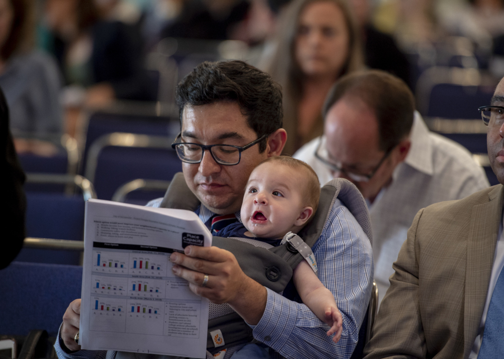 Sometimes, you just have to bring that baby to a meeting