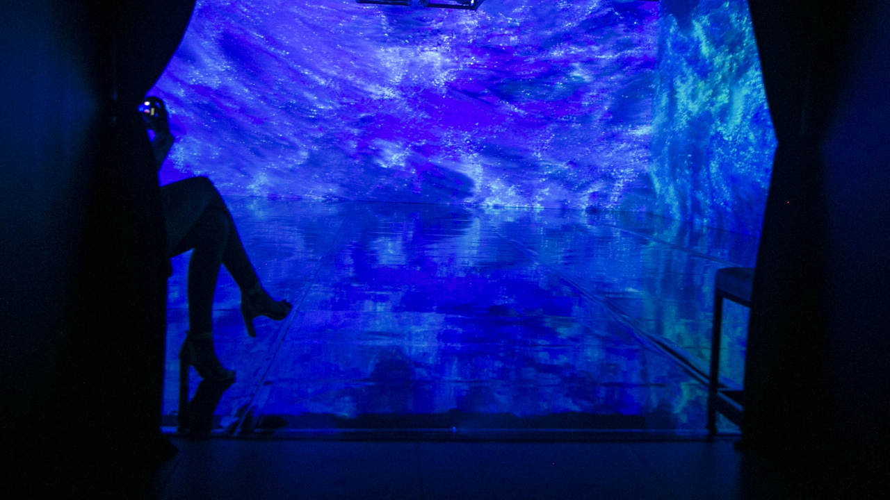 Aqueous, the new show at Artechouse in South Beach