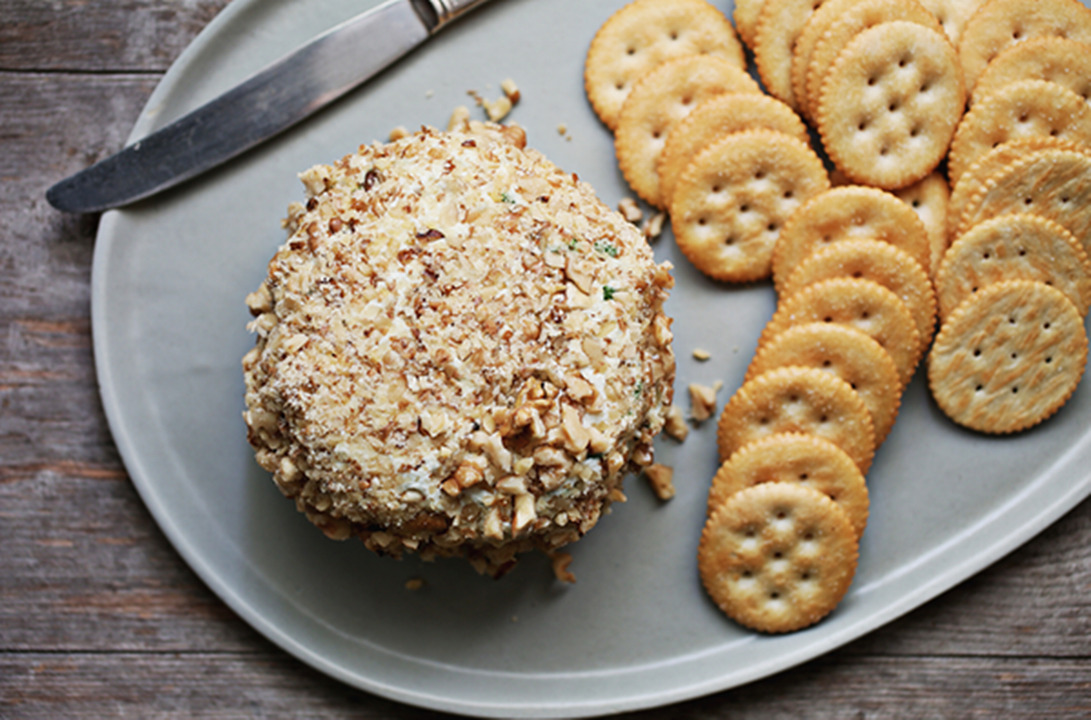 This nutty blue cheese ball is perfect for your party