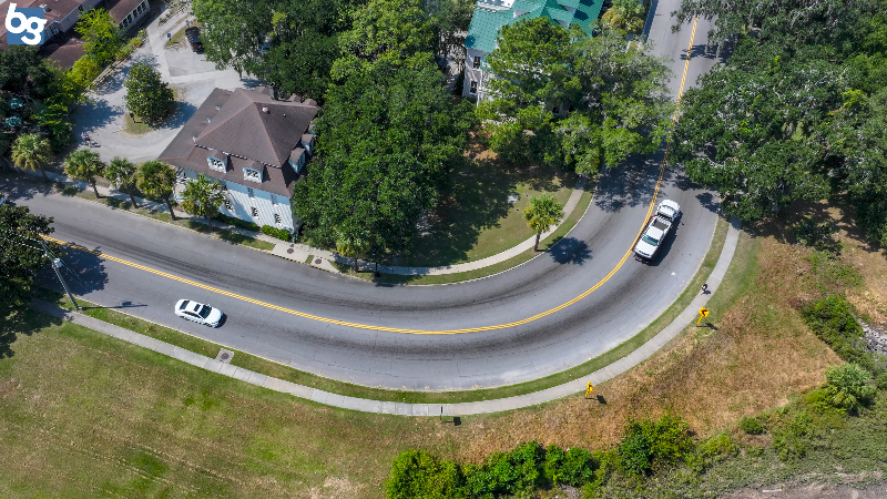 A look at Bellamy Curve - a road with a 90-degree turn - in historic SC city