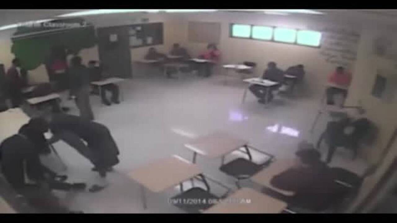 A beating courtesy of classmates