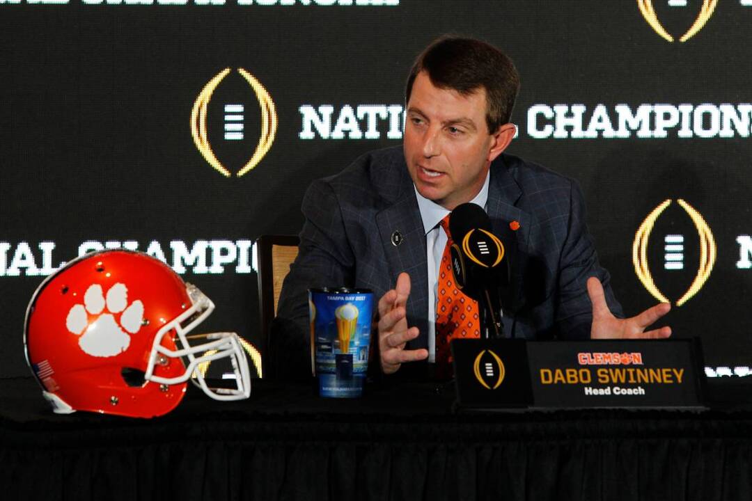 Clemson's Dabo Swinney: 'This is where we wanted to be'