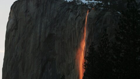 See the ‘Firefall’ at Yosemite National Park