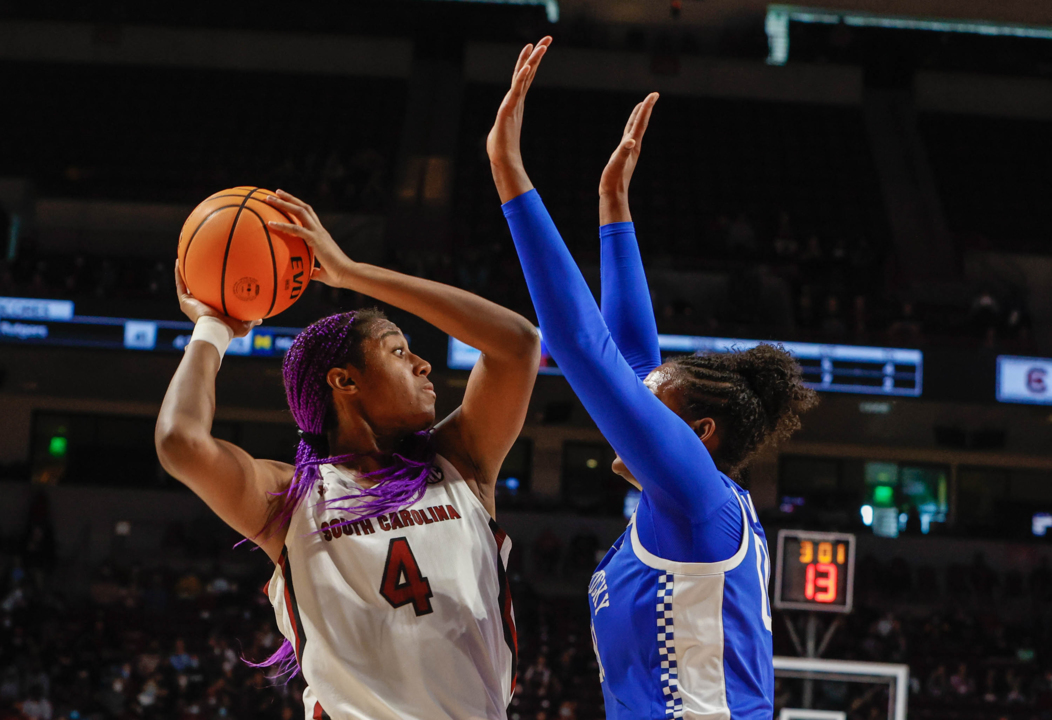 ‘She only wants to win,’ USC head choach Dawn Staley says about Aliya Boston
