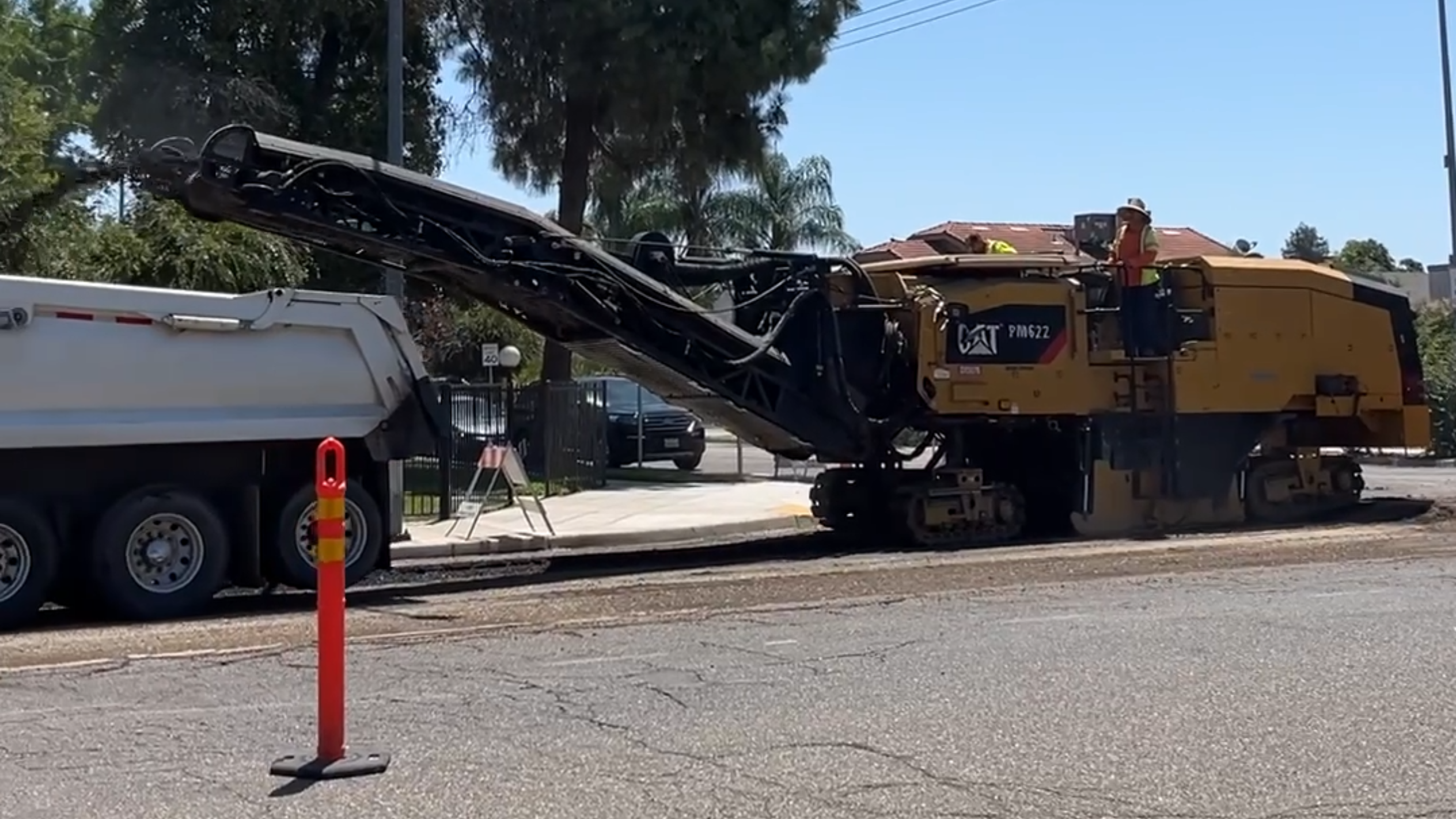 Repaving underway for Martin Luther King Jr. Boulevard in southwest Fresno