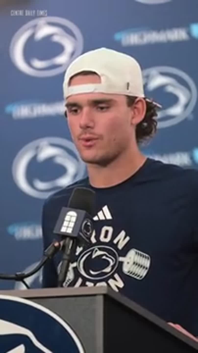 PSU quarterback Rocco Becht on preparing for Michigan game