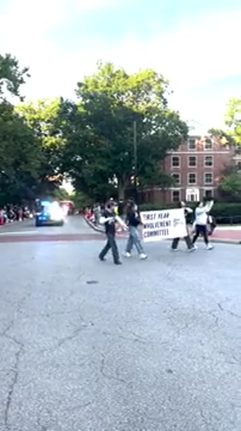 Scenes from Penn State homecoming parade