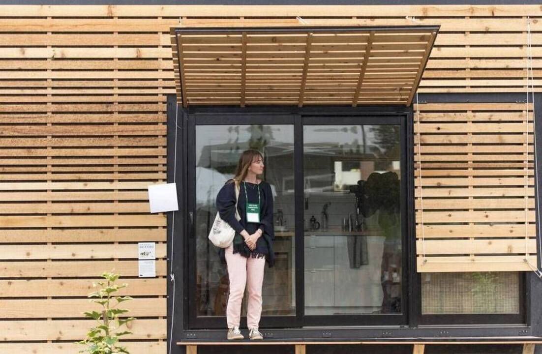 Tiny homes on display in competition testing students’ skills
