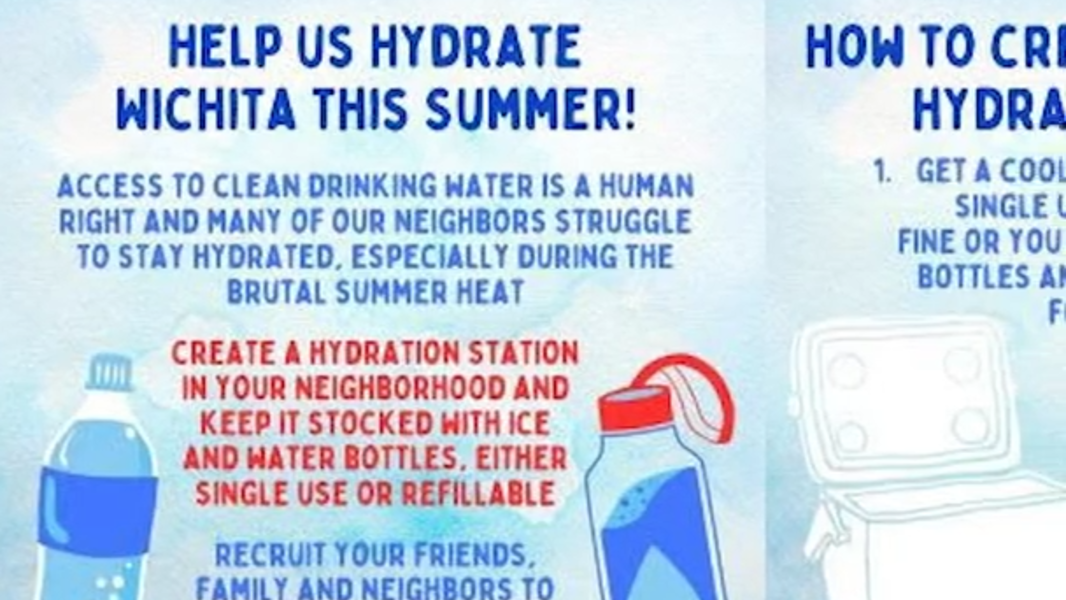 Hydration Homies leave free water for people across Wichita