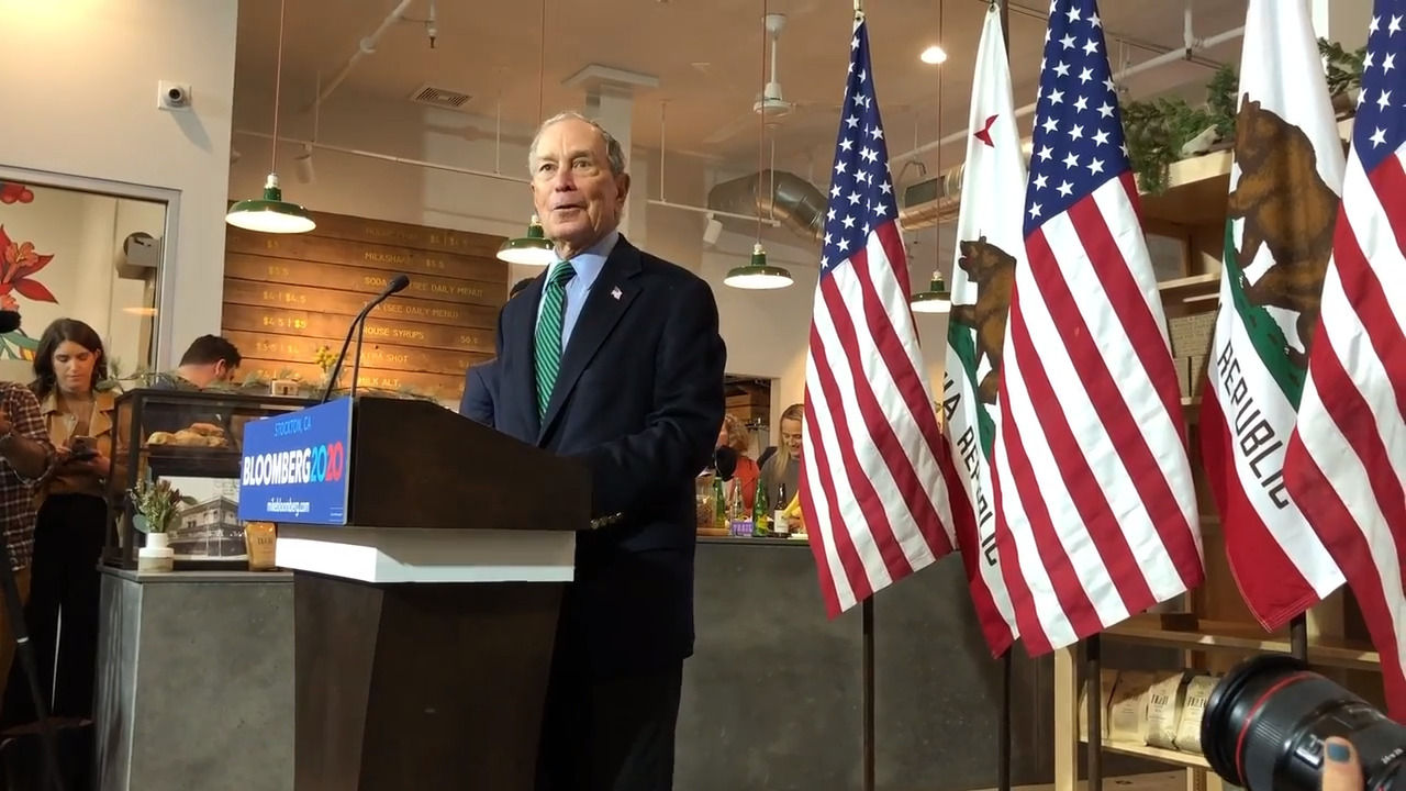 Michael Bloomberg zeroes in on housing crisis as his campaign heads to West Coast