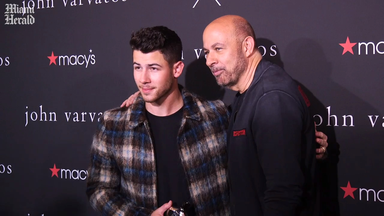 Nick Jonas and John Varvatos launch their new fragrance to a packed Aventura Mall