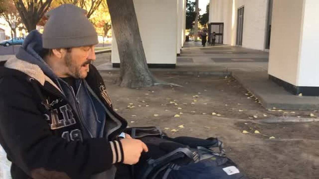Modesto homeless have their lives in a backpack