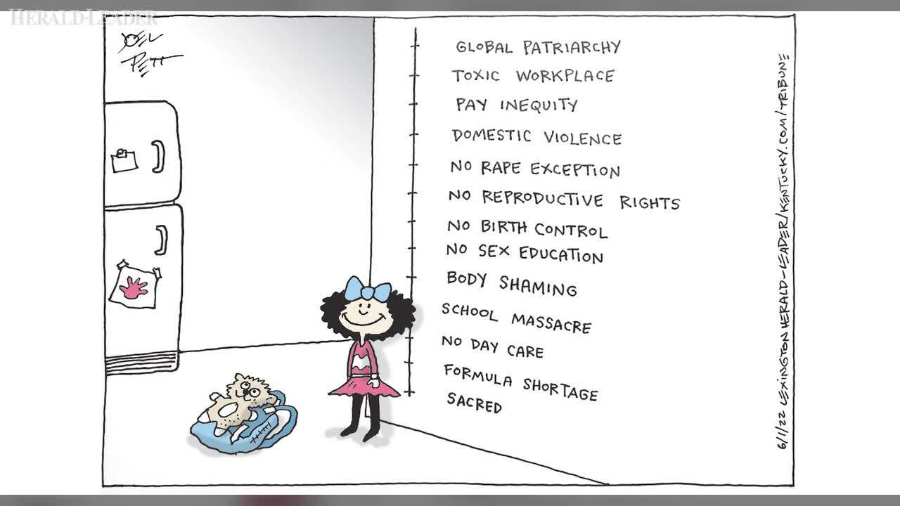Joel Pett cartoons look back into 2022