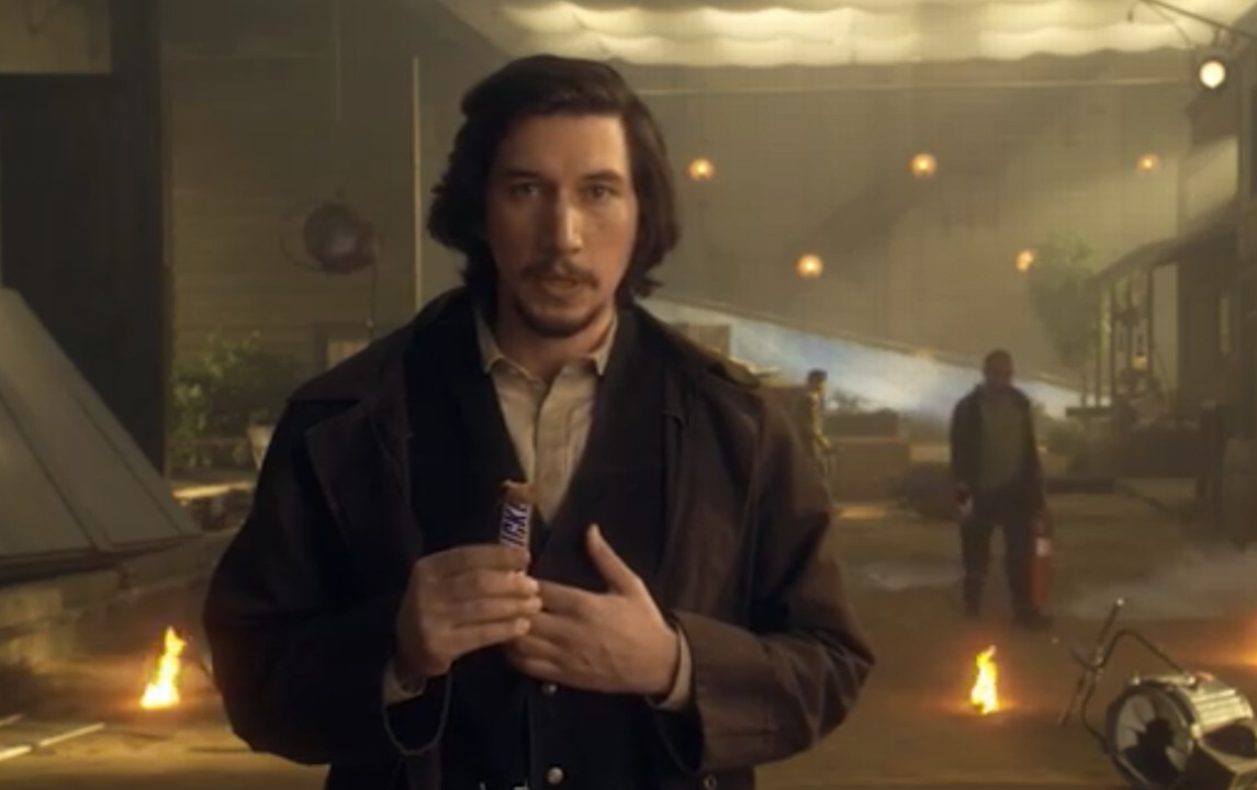 Adam Driver apologizes for Snickers 