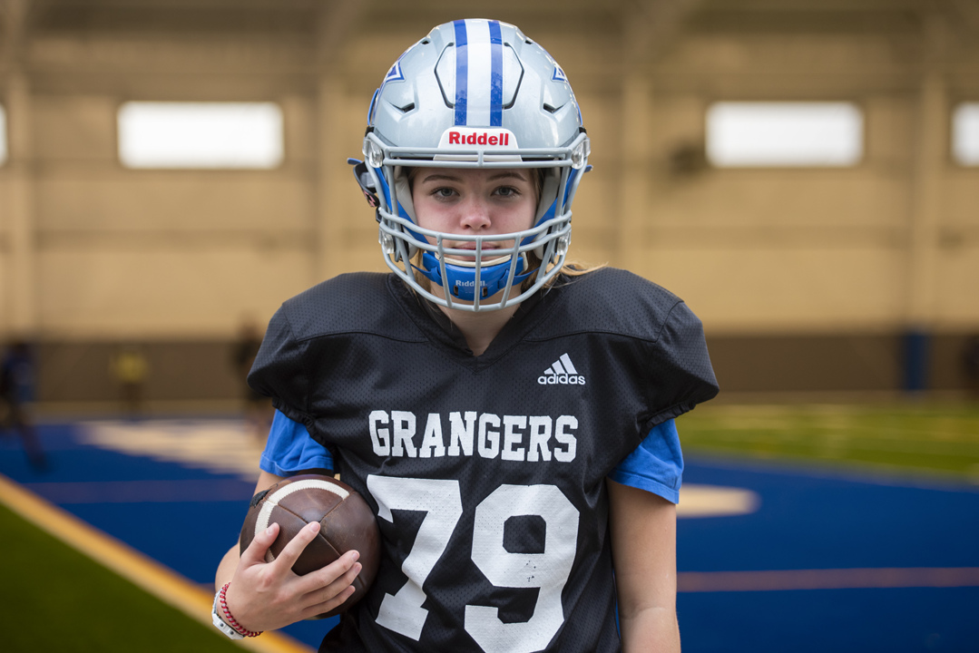 Female kicker at LaGrange High School brings soccer skill to gridiron