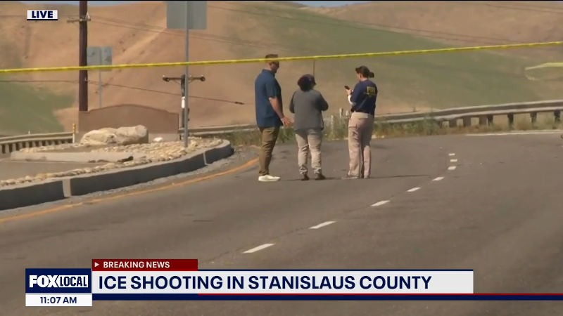 Video: ICE shoots person near I-5 freeway in Stanislaus County