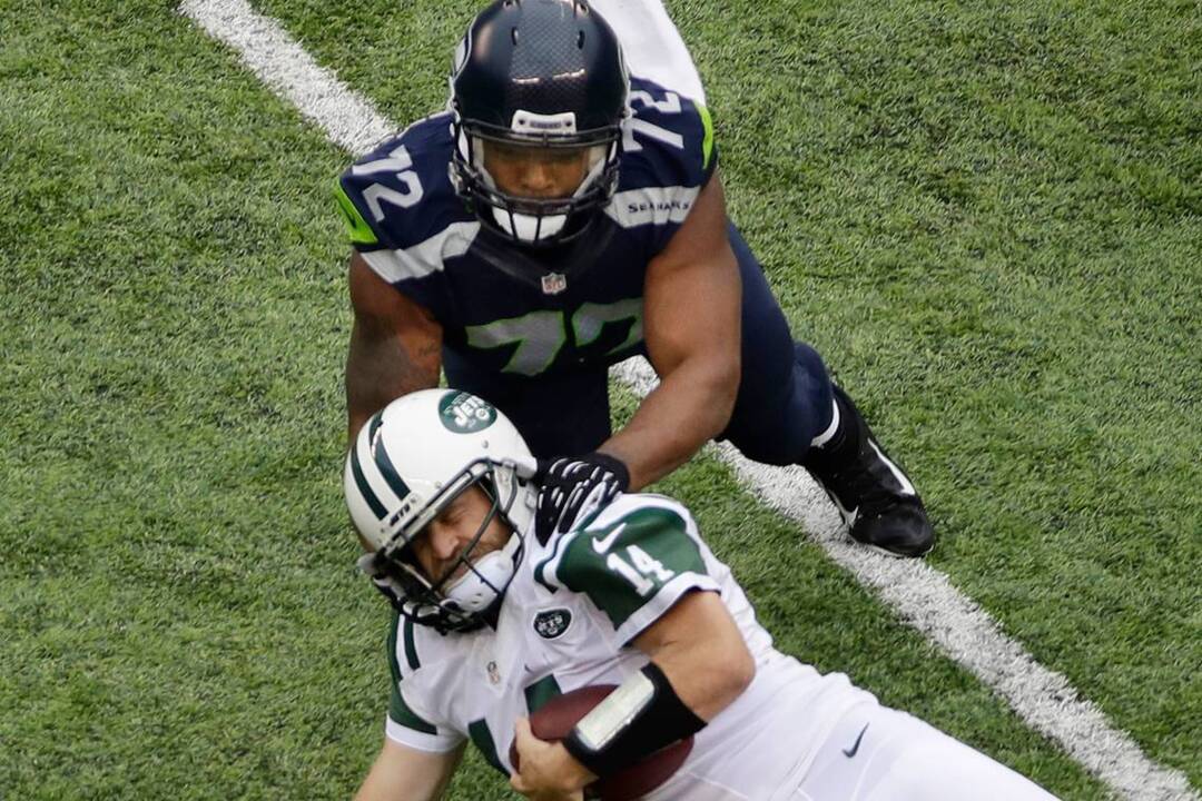 Michael Bennett on getting head-butted by Jets G in Seahawks' win
