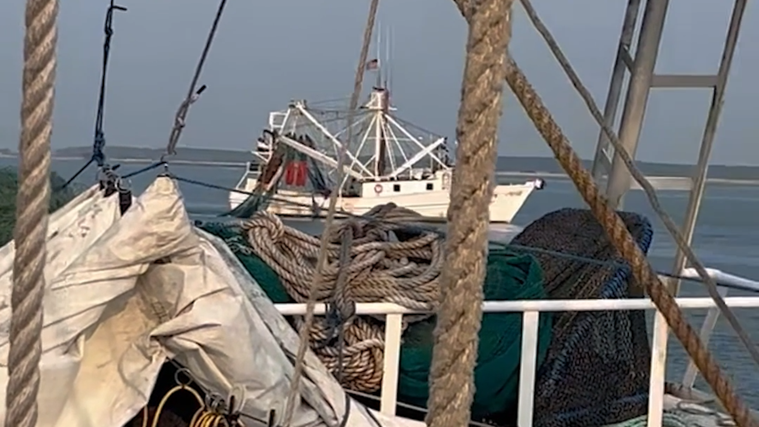 Video shows waters off Fripp Island inundated with shrimp trawlers on opening day