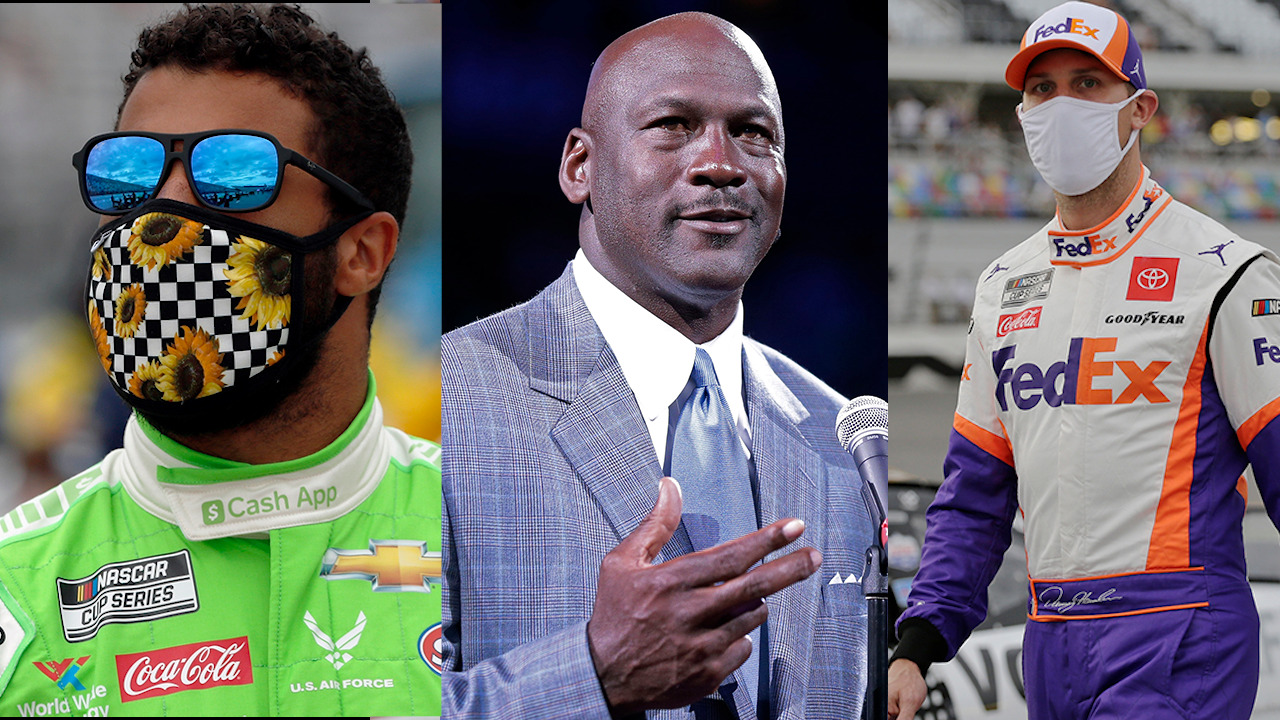 Michael Jordan, Denny Hamlin to start NASCAR team with Bubba Wallace as driver