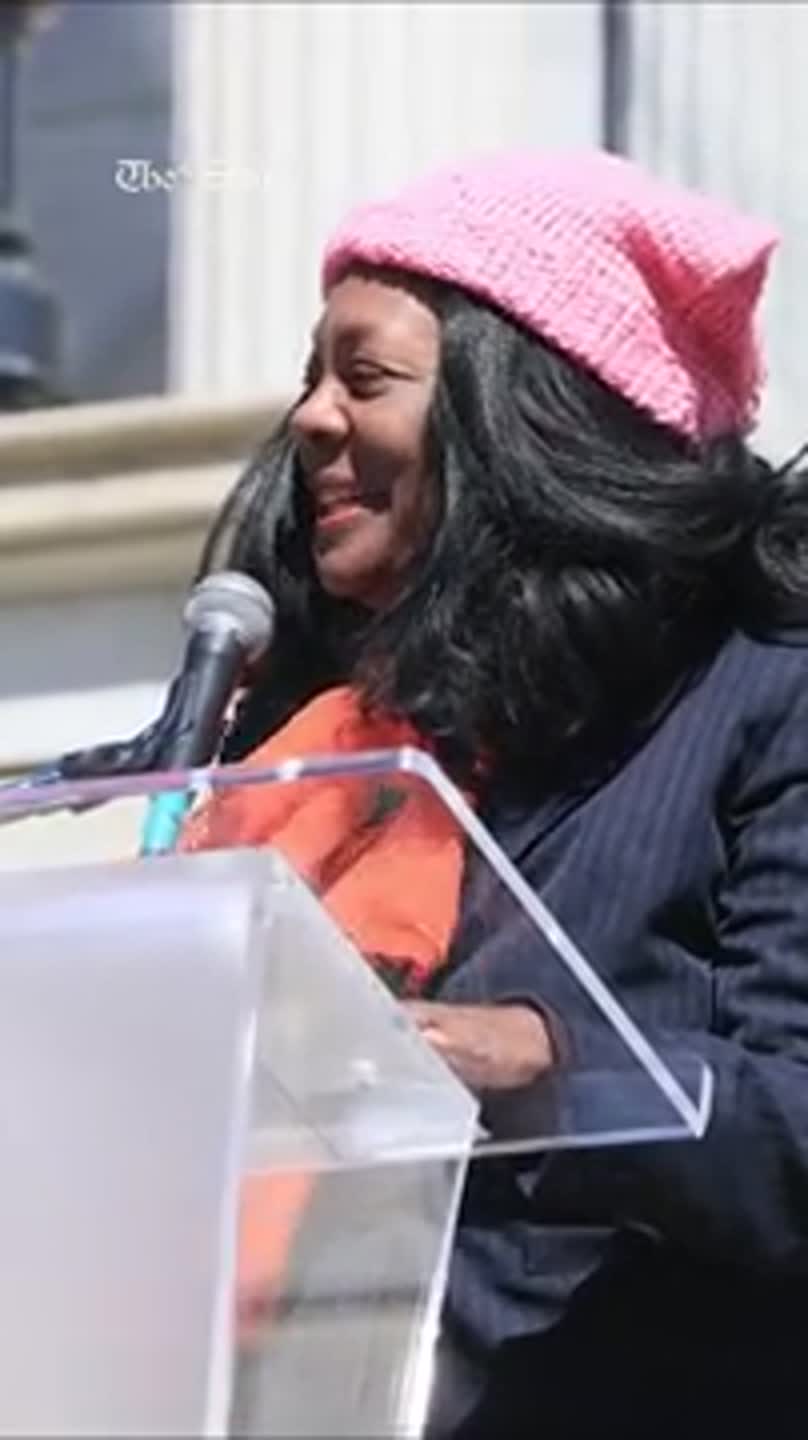 Catherine Flemming Bruce speaks at No Kings