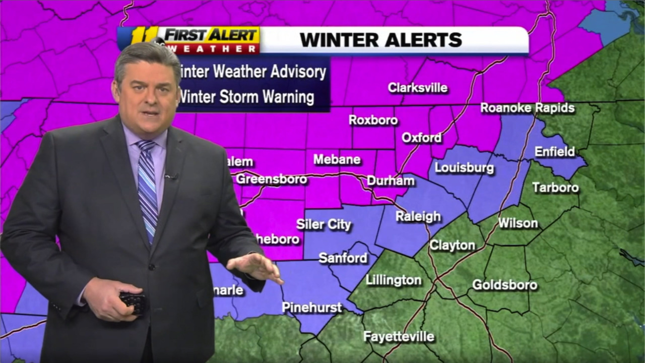 Significant ice storm in the forecast for central NC (Video) | Raleigh ...