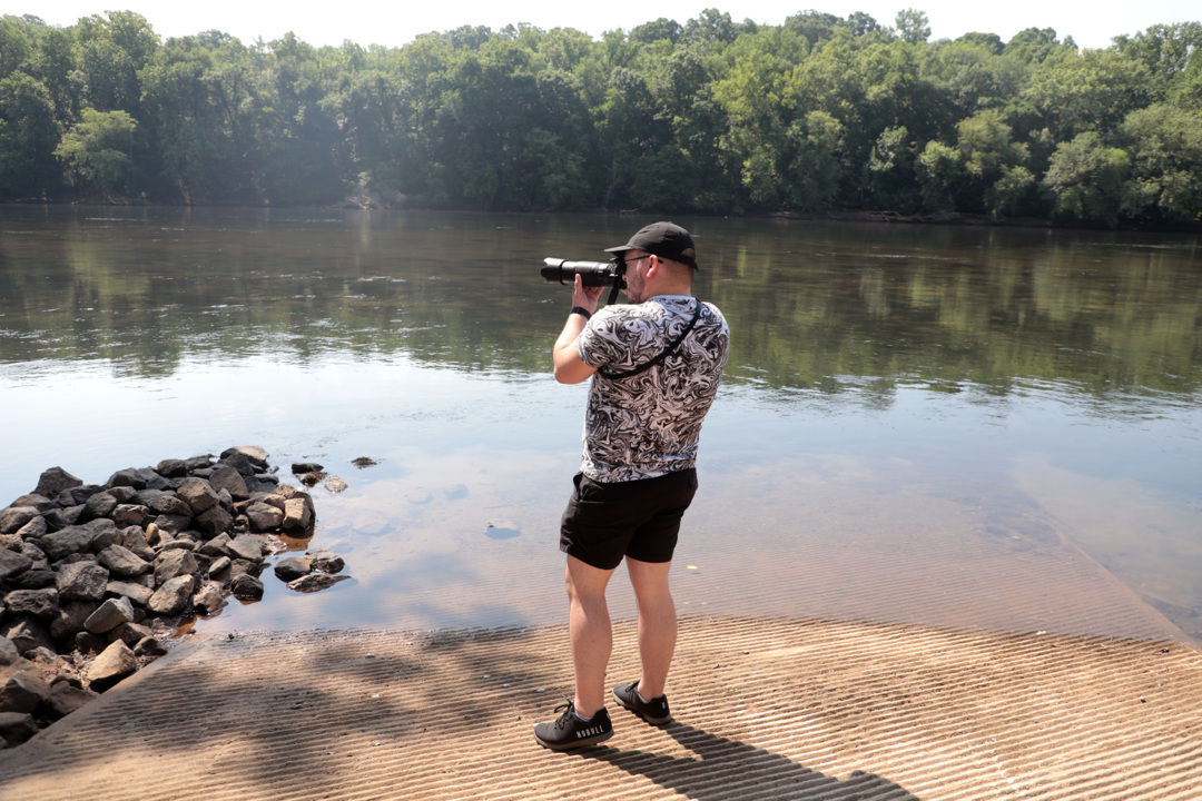 USC Lancaster artist in residency tells the story of the Catawbas in his own way