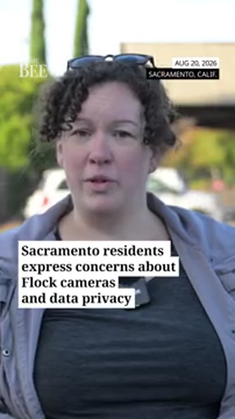 Listen to Sacramento resident explain concerns about Flock cameras