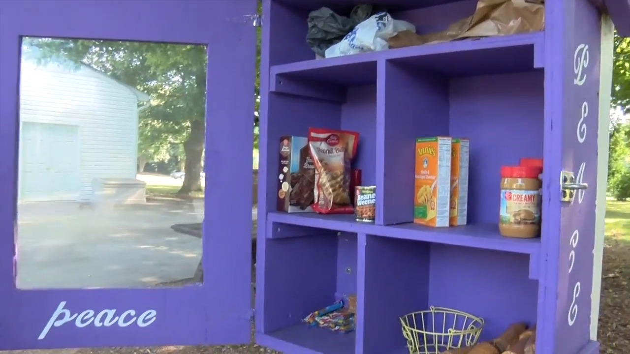 ‘Take what you need.’ Little Free Food Pantry takes a page from free books movement