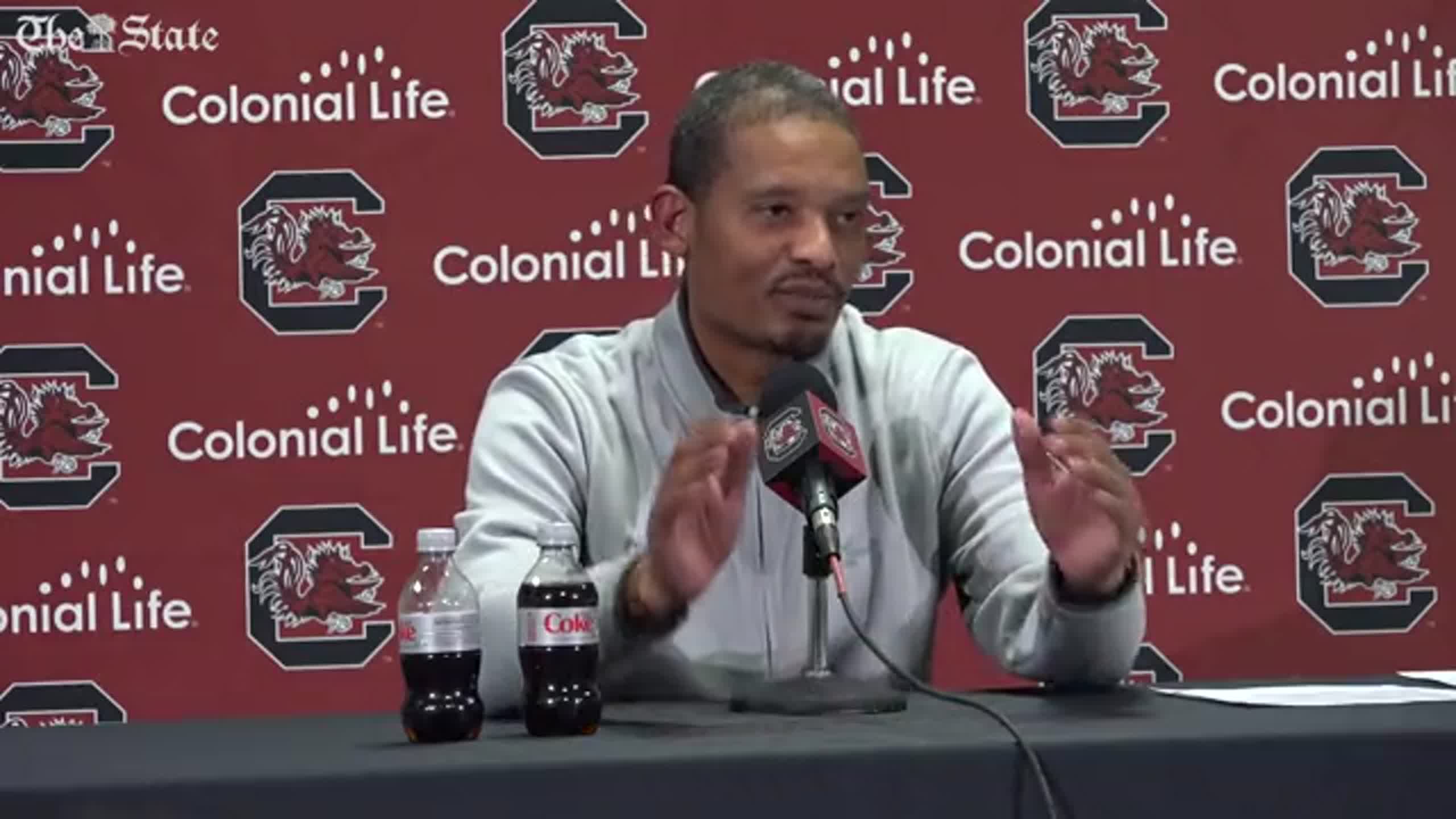 USC coach Lamont Paris discusses Zach Davis