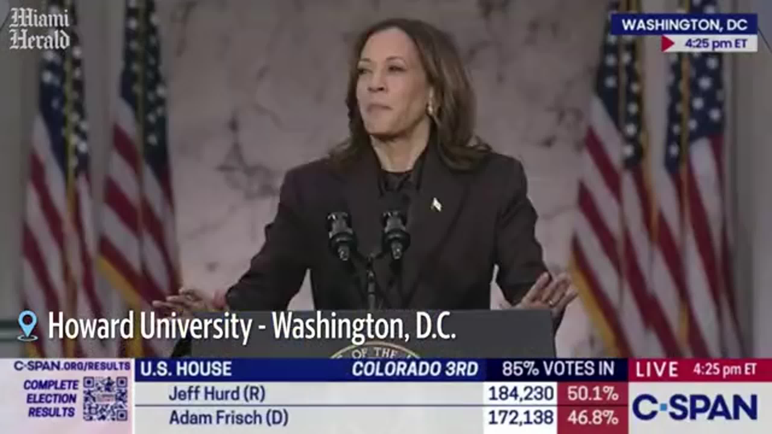 WATCH: VP Harris concedes 2024 election: ‘We must accept the results of this election’