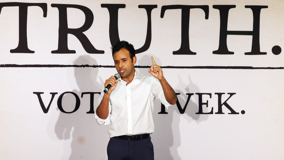 Presidential hopeful Ramaswamy speaks in Rock Hill