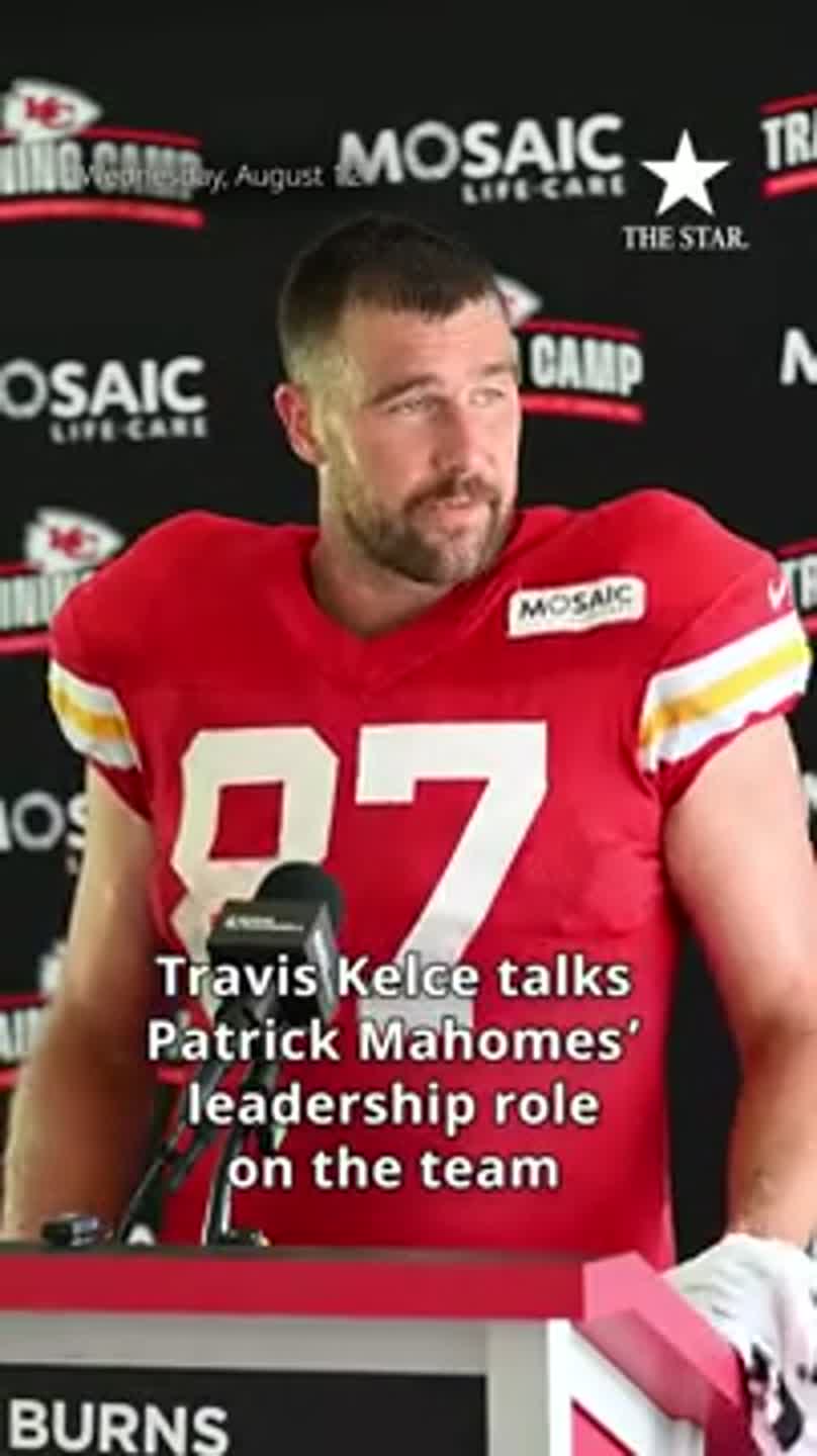 Travis Kelce talks Patrick Mahomes' leadership and more