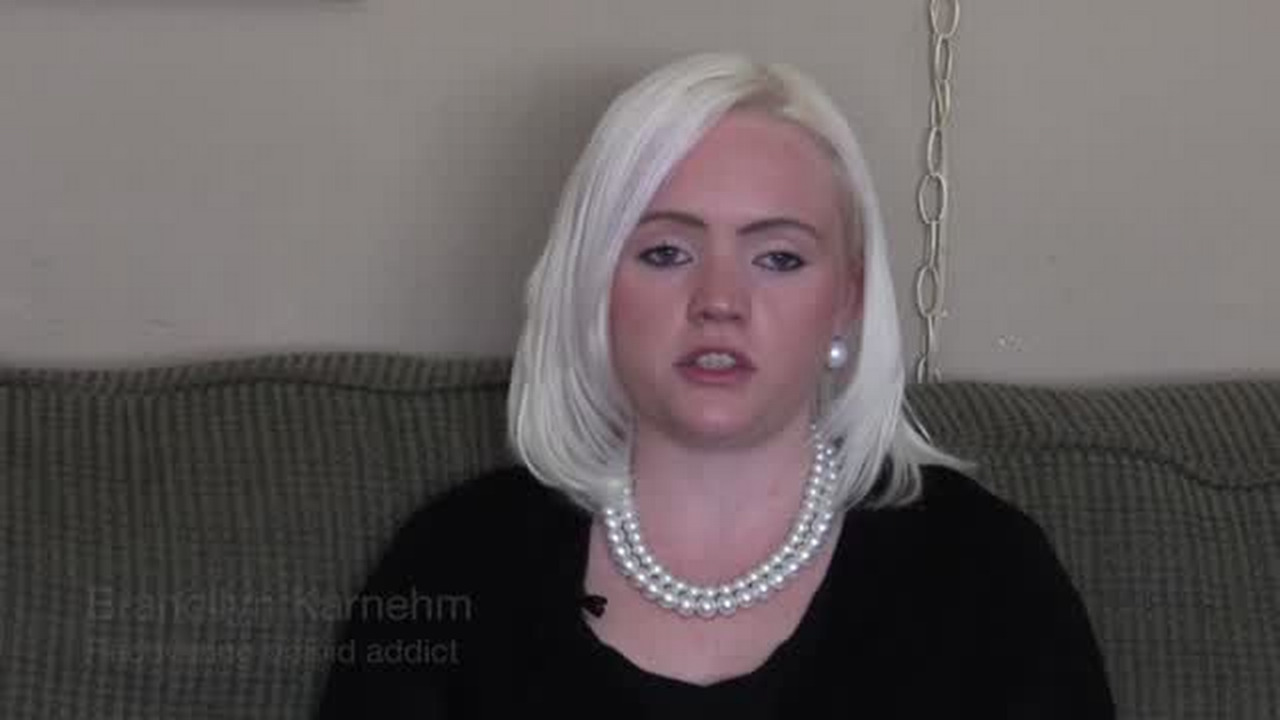 Brandilyn Karnehm gives advice to people currently suffering from drug addiction
