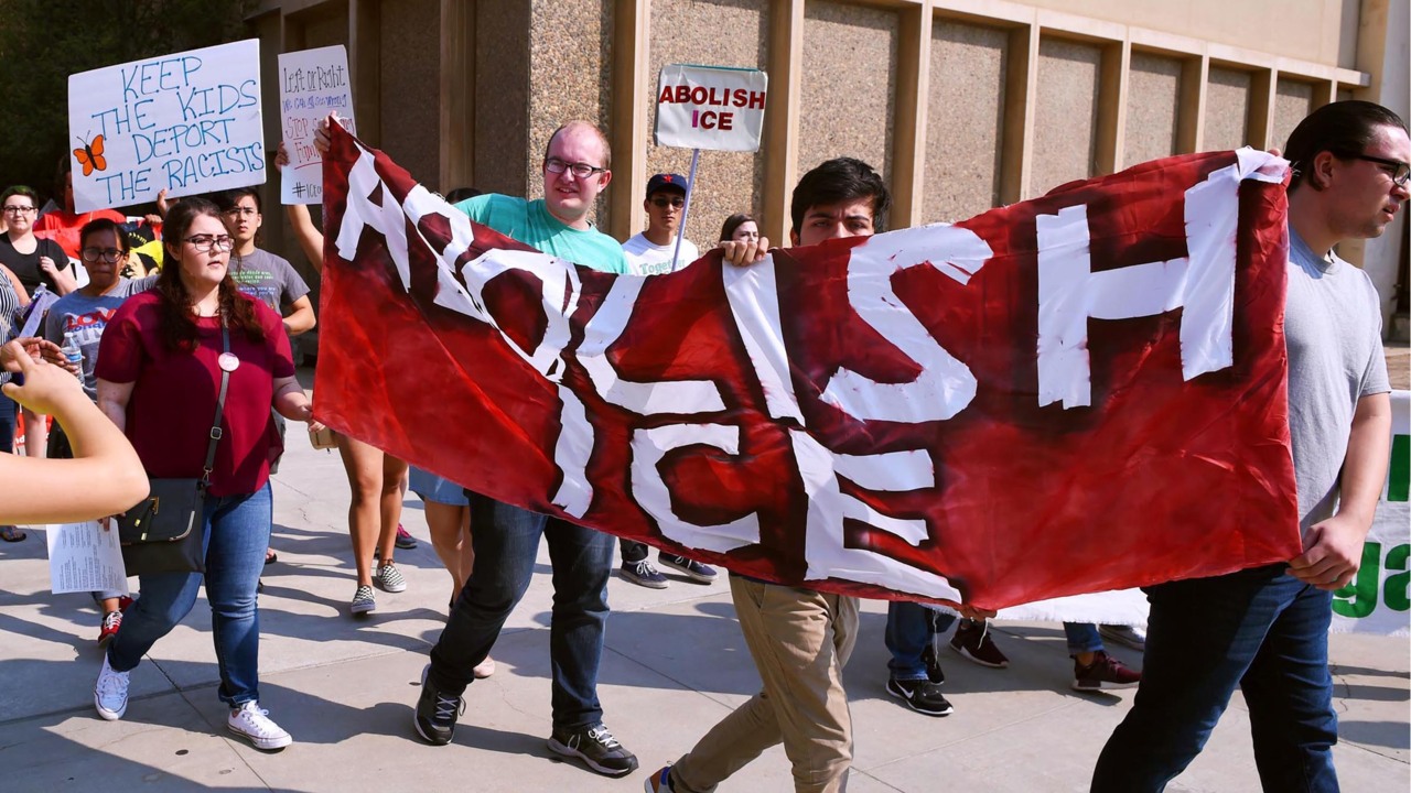 Rally and march against ICE collaboration and deportations in downtown Fresno Saturday