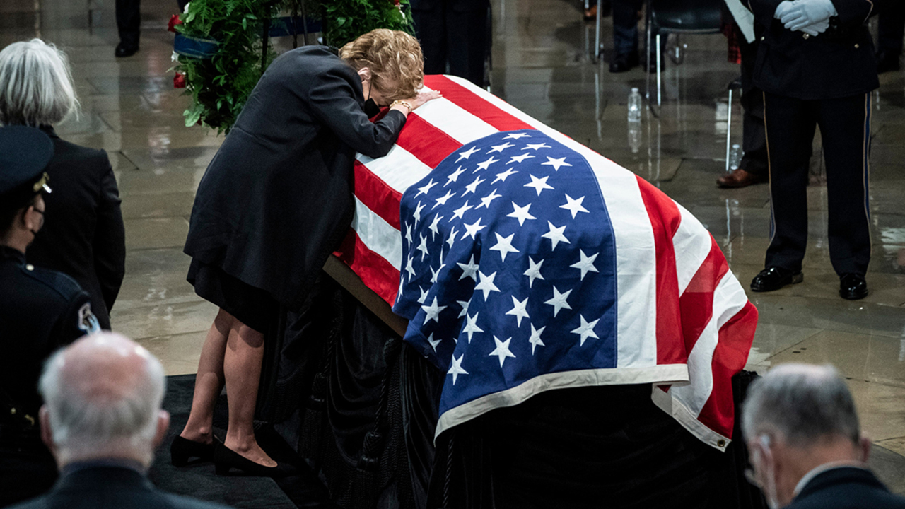 Former Kansas Sen. Bob Dole lies in state in U.S. Capitol Rotunda
