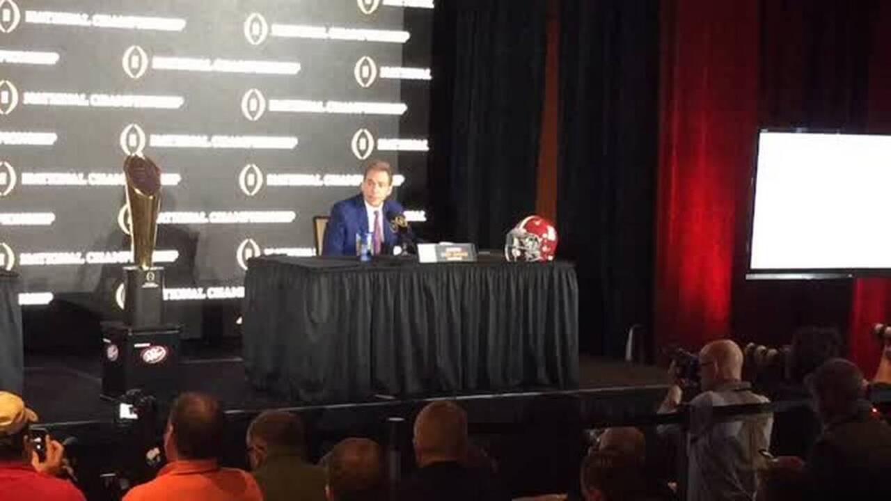 Alabama's Nick Saban says Clemson is one of the best programs in country