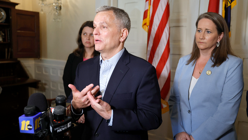 Gov. Stein on programs cut in the state's budget