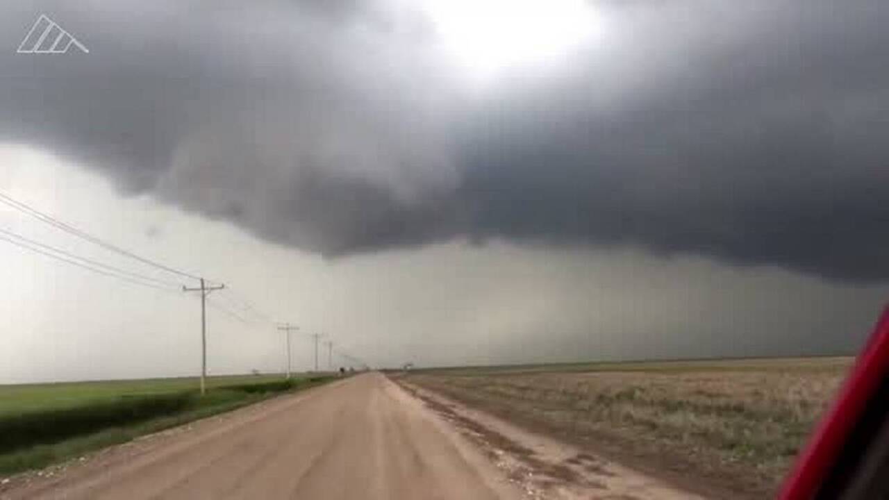 Damaging storms march through western and central Kansas